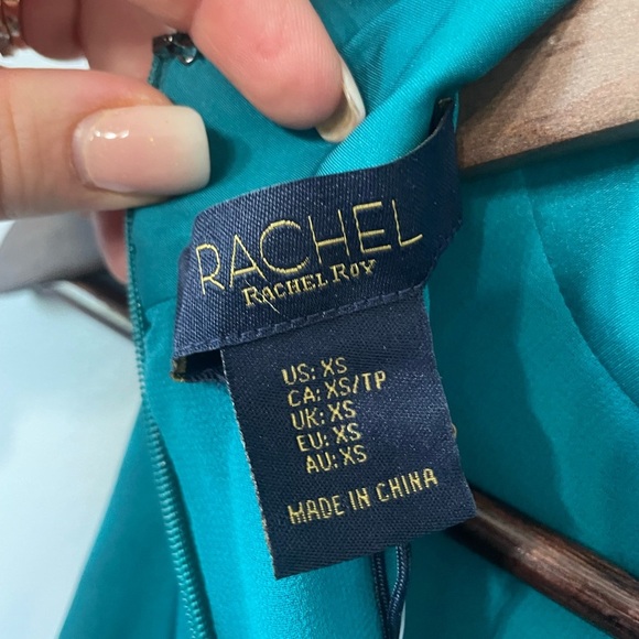 NWT Rachel Roy Green Satin Cowlneck Tank size XS - Picture 6 of 7